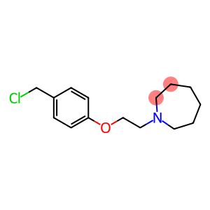 1H-Azepine, 1-[2-[4-(chloromethyl)phenoxy]ethyl]hexahydro-