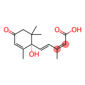 ABA, Dormin, (S)-5-(1-Hydroxy-2,6,6-trimethyl-4-oxo-2-cyclohexen-1-yl)-3-methyl-(2Z,4E)-pentadienoic acid