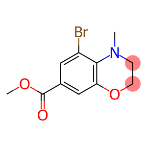 2H-1,4-Benzoxazine-7-carboxylic acid, 5-bromo-3,4-dihydro-4-methyl-, methyl ester