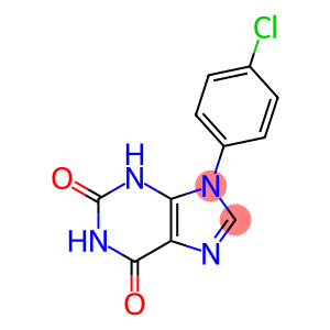 1H-Purine-2,6-dione, 9-(4-chlorophenyl)-3,9-dihydro-