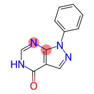 1-Phenyl-1,5-dihydro-4H-pyrazolo[3,4-d]pyrimidine-4-one
