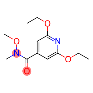 2,6-Diethoxy-N-methoxy-N-methyl-4-pyridinecarboxamide