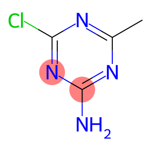 1,3,5-Triazin-2-amine, 4-chloro-6-methyl-