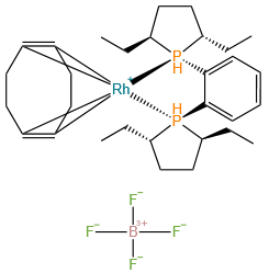 1,2-Bis[(2S,5S)-2,5-diethylphospholano]benzene(1,5-cyclooctadiene)rhodium(I)  tetrafluoroborate