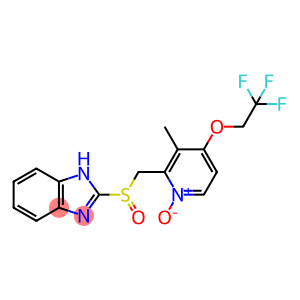 2-[[[3-甲基-1-氧代-4-(2,2,2-三氟乙氧基)-2-吡啶基]甲基]亚磺酰基]-1H-苯并咪唑