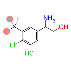 2-AMINO-2-[4-CHLORO-3-(TRIFLUOROMETHYL)PHENYL]ETHAN-1-OL HCl