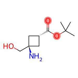 tert-butyl (1r,3r)-3-amino-3-(hydroxymethyl)cyclobutane-1-carboxylate