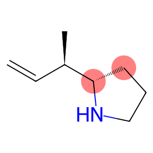 Pyrrolidine, 2-[(1R)-1-methyl-2-propenyl]-, (2S)-rel- (9CI)
