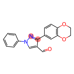 1H-Pyrazole-4-carboxaldehyde, 3-(2,3-dihydro-1,4-benzodioxin-6-yl)-1-phenyl-