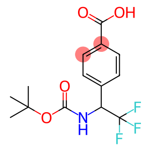 Benzoic acid, 4-[1-[[(1,1-dimethylethoxy)carbonyl]amino]-2,2,2-trifluoroethyl]-