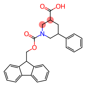 1-(9H-Fluoren-9-ylmethoxycarbonyl)-5-phenylpiperidine-3-carboxylic acid