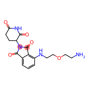 1H-Isoindole-1,3(2H)-dione, 4-[[2-(2-aminoethoxy)ethyl]amino]-2-(2,6-dioxo-3-piperidinyl)-