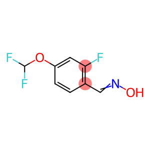 (E)-N-{[4-(difluoromethoxy)-2-fluorophenyl]methylidene}hydroxylamine