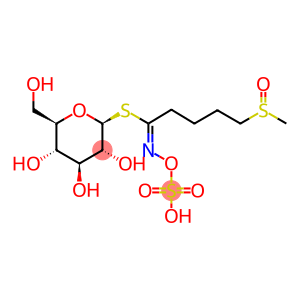 N-(Hydroxysulfonyloxy)-5-(methylsulfinyl)pentanimidothioic acid β-D-glucopyranosyl ester