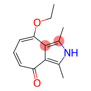 Cyclohepta[c]pyrrol-4(2H)-one, 8-ethoxy-1,3-dimethyl- (9CI)