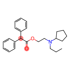 Diphenylacetic acid 2-[(3-cyclopentylpropyl)amino]ethyl ester