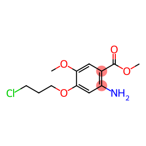 Benzoic acid, 2-aMino-4-(3-chloropropoxy)-5-Methoxy-, Methyl ester