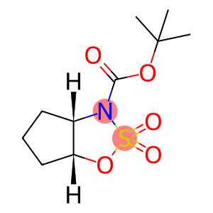 Cyclopenta[d]-1,2,3-oxathiazole-3(3aH)-carboxylic acid, tetrahydro-, 1,1-dimethylethyl ester, 2,2-dioxide, (3aS,6aR)-
