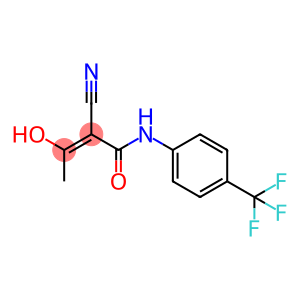 (E)-2-cyano-3-hydroxy-N-[4-(trifluoromethyl)phenyl]but-2-enamide