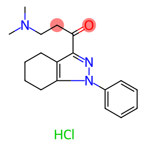 3-(Dimethylamino)-1-(1-phenyl-4,5,6,7-tetrahydro-1H-indazol-3-yl)propan-1-one hydrochloride