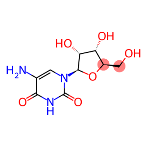 5-amino-1-(3,4-dihydroxy-5-methylol-tetrahydrofuran-2-yl)pyrimidine-2,4-quinone
