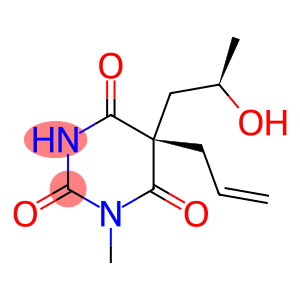 (2R*,3S*)-5-Allyl-5-(2-hydroxypropyl)-1-methylbarbituric acid