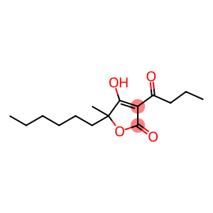 3-Butyryl-5-hexyl-4-hydroxy-5-methyl-2(5H)-furanone
