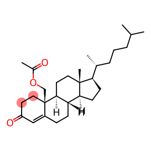 Cholest-4-en-3-one, 19-(acetyloxy)- (9CI)