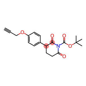 tert-Butyl 2,6-dioxo-3-(4-(prop-2-yn-1-yloxy)phenyl)piperidine-1-carboxylate