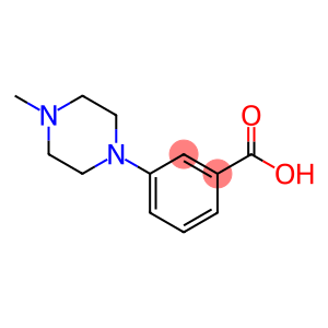 1-(3-Carboxyphenyl)-4-methylpiperazine