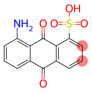 8-amino-9,10-dihydro-9,10-dioxoanthracenesulphonic acid
