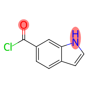 1H-Indole-6-carbonyl chloride (9CI)
