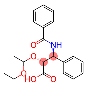 Benzenepropanoic acid, β-(benzoylamino)-α-(1-ethoxyethoxy)-, (αR,βS)-