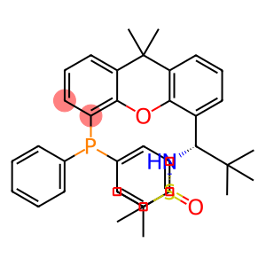 [S(R)]-N-[(1S)-1-[5-(二苯基膦基)-9,9-二甲基-9H-黄嘌呤-4-基]-2,2-二甲基丙基]-2-甲基-2-丙烷亚磺酰胺