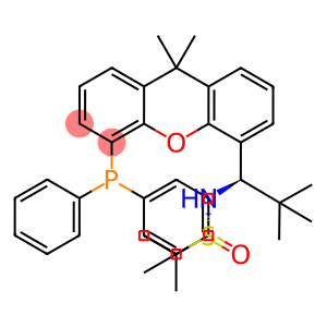 [S(R)]-N-[(1R)-1-[5-(二苯基膦)-9,9-二甲基-9H-氧杂蒽]-2,2-二甲丙基]-2-叔丁基亚磺酰胺
