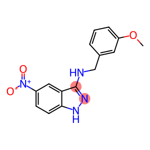 N-(3-甲氧基苄基)-5-硝基-1H-吲唑-3-胺