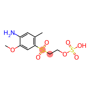 2-(4-amino-2-methoxy-5-methylphenylsulfonyl)ethyl hydrogensulfate