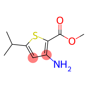 2-Thiophenecarboxylicacid,3-amino-5-(1-methylethyl)-,methylester(9CI)
