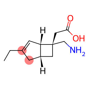 2-((1S,5R,6S)-6-(aminomethyl)-3-ethylbicyclo[3.2.0]hept-3-en-6-yl)acetic acid