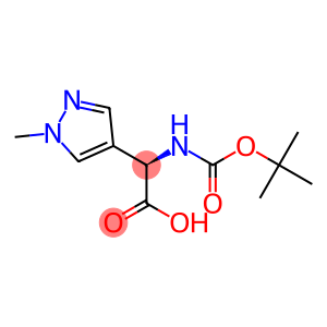 (R)-2-((tert-butoxycarbonyl)amino)-2-(1-methyl-1H-pyrazol-4-yl)acetic acid