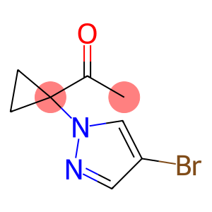 1-[1-(4-bromo-1H-pyrazol-1-yl)cyclopropyl]ethan-1-one