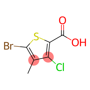 2-Thiophenecarboxylic acid, 5-bromo-3-chloro-4-methyl-