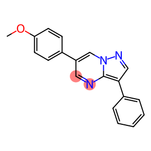 Pyrazolo[1,5-a]pyrimidine, 6-(4-methoxyphenyl)-3-phenyl-