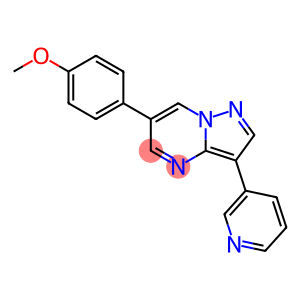 Pyrazolo[1,5-a]pyrimidine, 6-(4-methoxyphenyl)-3-(3-pyridinyl)-