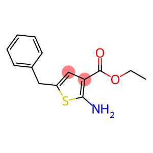 3-Thiophenecarboxylic acid, 2-amino-5-(phenylmethyl)-, ethyl ester