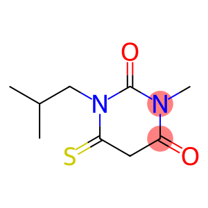 2,4(1H,3H)-Pyrimidinedione,  dihydro-3-methyl-1-(2-methylpropyl)-6-thioxo-