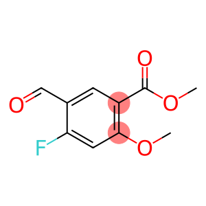 Benzoic acid, 4-fluoro-5-formyl-2-methoxy-, methyl ester