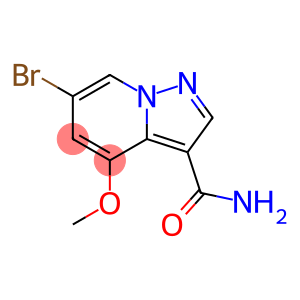 Pyrazolo[1,5-a]pyridine-3-carboxamide, 6-bromo-4-methoxy-