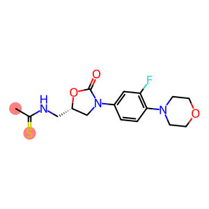 N-({(5S)-3-[3-Fluoro-4-(4-morpholinyl)phenyl]-2-oxo-1,3-oxazolidi n-5-yl}methyl)ethanethioamide