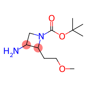 1-Azetidinecarboxylic acid, 3-amino-2-(2-methoxyethyl)-, 1,1-dimethylethyl ester
